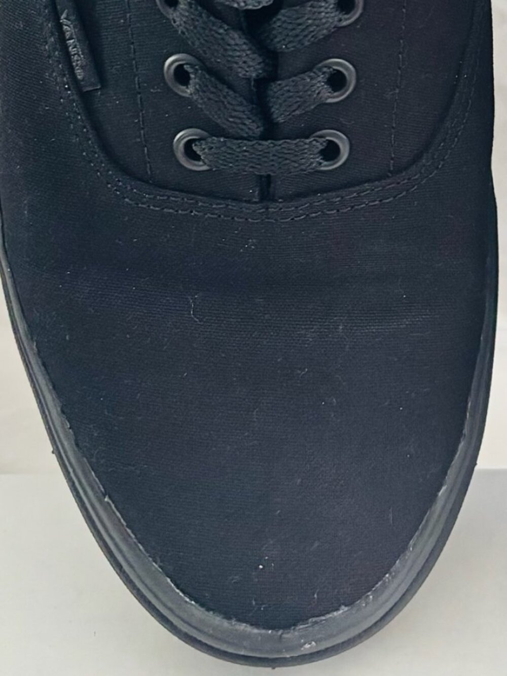 Vans Authentic ComfyCush Black Canvas Sneakers Men's Size 12 Skate Casual Shoes - Picture 10 of 16